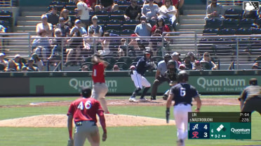 Yu-Min Lin In play, run(s) to Miles Mastrobuoni