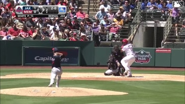 Leo Bernal swats fourth Triple-A homer