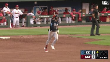 Jacob Melton launches his 10th homer