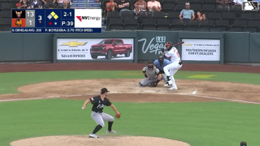 Jonathan Ornelas homers (1) on a line drive to left field. Drew Swift scores. Darell Hernaiz scores.
