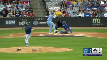 Alan Roden homers (6) on a fly ball to right field.