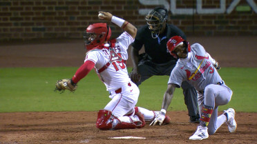 Juan Flores picks off the runner at first