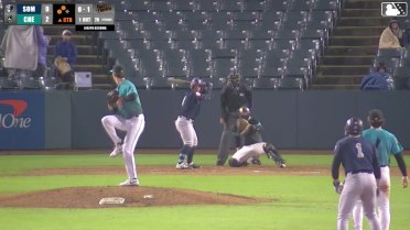 Jackson Castillo singles on a ground ball to shortstop Carter Young, deflected by pitcher Joseph Dzierwa. Owen Cobb scores. Jace Avina to 3rd.