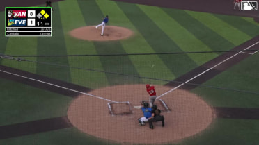 Gable Mitchell doubles (2) on a sharp line drive to right fielder Carlos Jimenez. Peyton Williams scores. Ryan Sprock to 3rd.