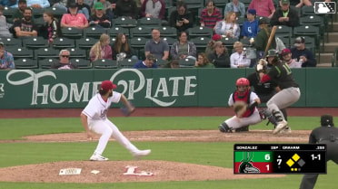 Joseilyn Gonzalez In play, run(s) to Carter Graham