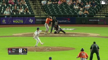 Grant McCray singles on a line drive to center fielder Cameron Cauley. Buddy Kennedy scores. Victor Bericoto to 2nd.