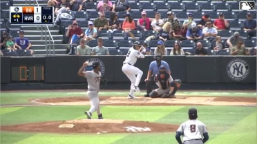 Kyle West grounds into a double play, shortstop Adrian Santana to first baseman Tony Santa Maria. Eric Genther out at 2nd. Kyle West out at 1st.