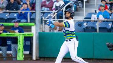 Carlos Jimenez singles on a ground ball to right fielder Randy De Jesus. Felnin Celesten scores.
