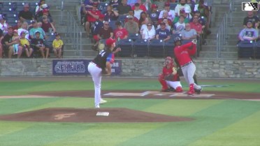 Justin Gonzales swats a leadoff home run