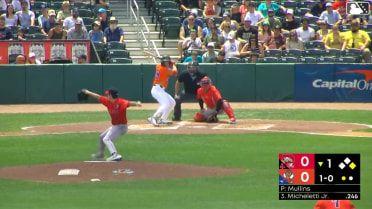 Eddie Micheletti Jr. homers (13) on a fly ball to right field. Arjun Nimmala scores.