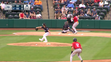 Ryan Webb In play, run(s) to Esmerlyn Valdez