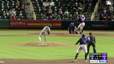 Garrett McDaniels In play, run(s) to Adael Amador