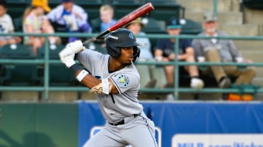 Curtis Washington Jr. homers (7) on a fly ball to left field.