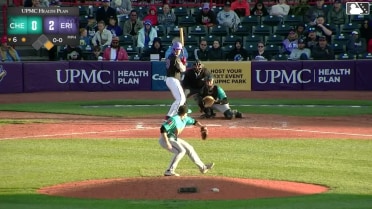 Izaac Pacheco homers (5) on a fly ball to right center field. Justice Bigbie scores.