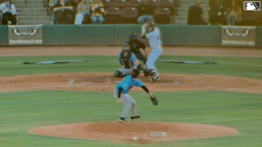 Ryan Wideman homers (4) on a fly ball to right center field.