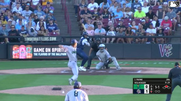 Braylon Payne homers (15) on a fly ball to right field. Marco Dinges scores.