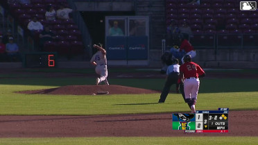 Jaime Ferrer grounds into a double play, third baseman Jose Cerice to second baseman Tyriq Kemp to first baseman Derlin Figueroa. Jay Thomason out at 2nd. Jaime Ferrer out at 1st.