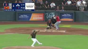 Stuart Fairchild homers (1) on a fly ball to center field.