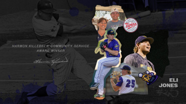 Eli Jones Receives Harmon Killebrew Community Service Award