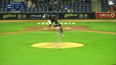 Matt Lloyd homers (1) on a line drive to right center field.
