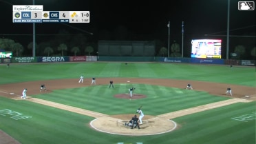 Brendan Summerhill singles on a ground ball to center fielder Daniel Lopez. Nicandro Aybar scores. Alberth Palma scores.