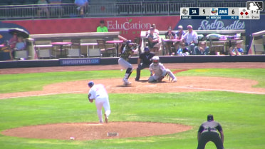 Tirso Ornelas singles on a ground ball to right fielder Trent Youngblood. Kai Roberts scores. Carson Tucker to 2nd.