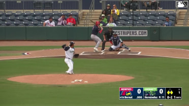 Elieser Hernández In play, run(s) to Matt Koperniak