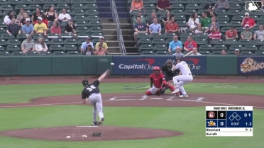 Mac Horvath homers (11) on a fly ball to left center field.