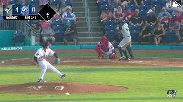 Angel Ramirez homers (2) on a fly ball to left center field.