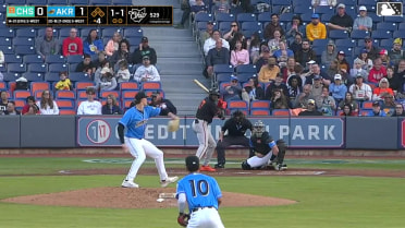 Thomas Sosa homers (3) on a fly ball to right center field.
