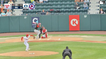 Thayron Liranzo singles on a sharp line drive to center fielder Sam Petersen. John Peck scores. Justice Bigbie to 3rd.
