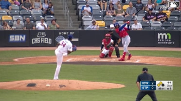 Kevin Alcántara's three-run home run