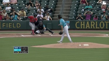 Mason Adams' lone strikeout