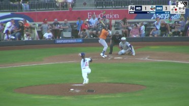 Luke Mann homers (13) on a fly ball to right field. Bobby Boser scores.