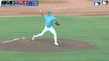 Frank Rodriguez homers (5) on a fly ball to center field.