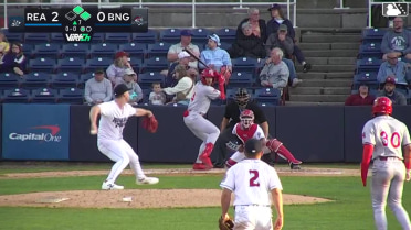 Bryan Rincon grounds into a double play, first baseman JT Schwartz to shortstop Wyatt Young to first baseman JT Schwartz. Dante Nori out at 2nd. Bryan Rincon out at 1st.