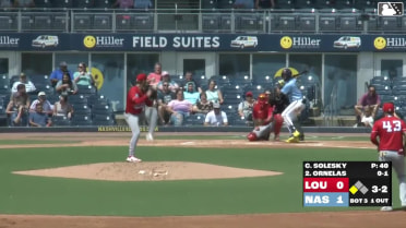 Chase Solesky In play, run(s) to Jonathan Ornelas