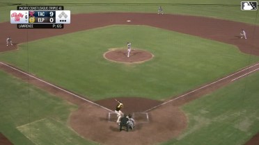 Jase Bowen homers (9) on a fly ball to left center field.