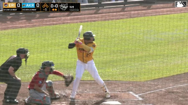 Alfonsin Rosario homers (14) on a fly ball to right center field.