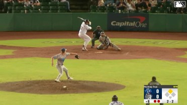 Romeo Sanabria singles on a sharp line drive to right fielder Lucas Spence. Braedon Karpathios scores.