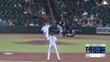 David McCabe homers (3) on a fly ball to center field.