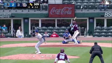 Joe Rock In play, run(s) to Liover Peguero