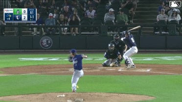 Cole Gabrielson homers (6) on a fly ball to left field. Coby Morales scores.