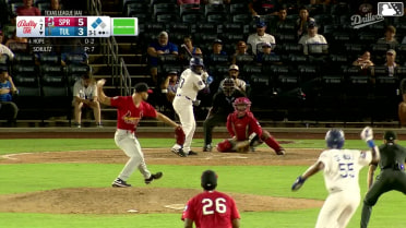 Zyhir Hope singles on a ground ball to left fielder Travis Honeyman. Kendall George scores. Josue De Paula scores.