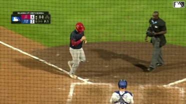 Jimmy Crooks crushes a solo homer