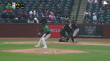 Mason Guerra homers (2) on a fly ball to left field. John Gil scores. Eric Hartman scores.