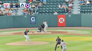 Derek Berg walks. Duce Gourson scores. Jack Brannigan to 3rd. Omar Alfonzo to 2nd.