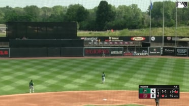 Marco Dinges' 10th homer of the year