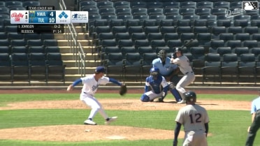 Justin Johnson hits a grand slam (2) to left field. Jack Pineda scores. Omar Hernandez scores. Rudy Martin Jr. scores.