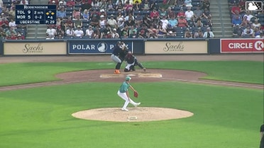 Jace Jung homers (14) on a fly ball to left center field. Trei Cruz scores. Corey Julks scores.